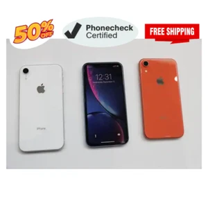 Apple iPhone XR 64GB iOS LTE 4G Unlocked Verizon TMobile 4G Face ID (VoLTE) - Picture 1 of 8