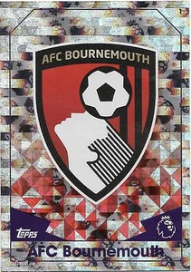 2016 / 2017 EPL Match Attax Base Card (1) AFC BOURNEMOUTH Logo Card - Bild 1 von 1