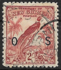 NEW GUINEA SGO53 1932 2/= DULL LAKE OFFICIAL USED (p) - Picture 1 of 1