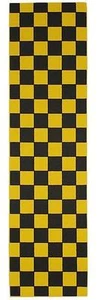 Neu FKD Grip Checkers schwarz/gelb Skateboard Griptape - (1 Blatt) - Bild 1 von 1
