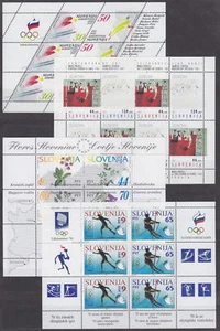 SLOVENIA - 4 FOGLI DI STAMPA MIGLIORI 1992+1993+1994 - **MNH** - ECONOMICI!! - Foto 1 di 1