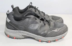 Skechers Men's Hillcrest Trail Walking Shoes Black Gray size 12  [SJ 1-3] - Picture 1 of 7