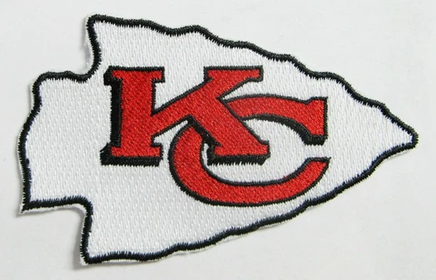 (1) 8" X 5" KANSAS CITY CHIEFS (FOR BACK OF JACKET) PATCH LOGO Cover