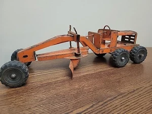 VINTAGE 1950's WYANDOTTE ROAD Grader SCRAPER METAL 19" LONG RARE RESTO! - Picture 1 of 10
