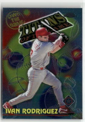 2000 Topps Chrome #OTG23 Ivan Rodriguez Own the Game ☘️821 - Image 1 of 2