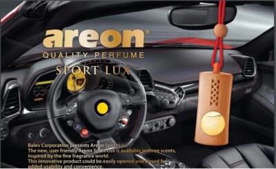 AREON Fresco Sport Lux & Premium - Natural Wood Hanging Car Home Air Freshener - Image 1 of 3