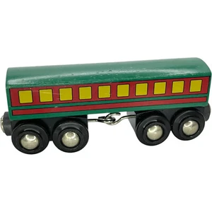 Brio Polar Express Ferrovia in legno verde carrozza passeggeri treno Thomas compatibile - Foto 1 di 5