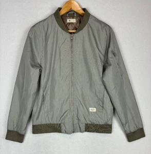 Thrills Womens Bomber Jacket Size 10 Green Long Sleeve Byron Bay - Picture 1 of 14