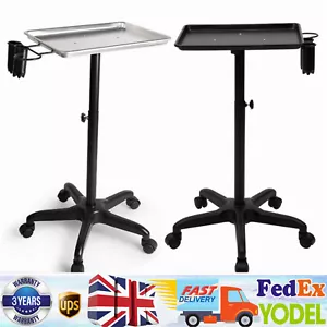 Salon Hairdresser Tattoo Service Trolley Station Dentist Medical Alloy Tray Cart - Picture 1 of 13