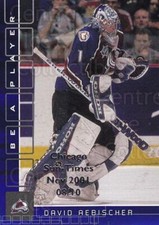 2001-02 BAP Memorabilia Chicago Sun Times Sapphire #194 David Aebischer