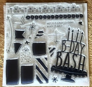 CTMH D2080 CAKE DAY ~ Large Birthday Cake, Gift Border, We Heard There's Cake - Picture 1 of 1
