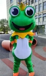 Halloween The Frog Prince Mascot Costume Adult Cosplay Cosplay Party Fancy Dress - Picture 1 of 4