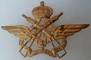 Insigne Badge ancien Béret Fusiliers Commandos de l'Air Belgique Belge Belgium