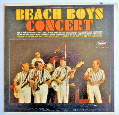 BEACH BOYS  - Concert  - Vinyl LP 1964 Capitol TAO-2198 Mono Surf Rock Gatefold - Image 1 of 4