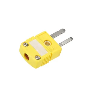 3PCS,K Type Thermocouple Wire Connectors Male Plug Adapter High Temperature - Picture 1 of 6