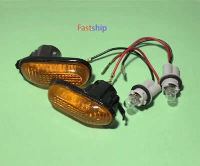 2x Luz de lámpara de marcador lateral para 94-01 Acura Integra 92-95 Honda Civic Del Sol Foto 1 de 4