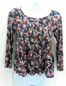 Weavers Girl Girls Multi Colored Floral Top Size Large - Picture 1 of 12
