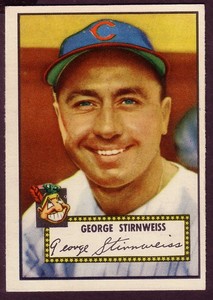 1952 TOPPS GEORGE STIRNWEISS  CARD NO:217 EXMINT 