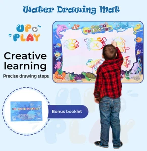 Baby Kids Play Mat Drawing Mat Aqua Doodle Board Water Painting Writing Mat - Picture 1 of 12