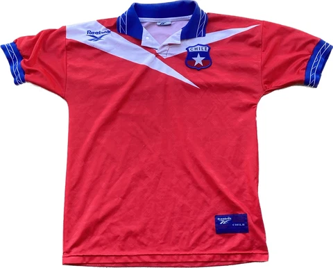 Chile Soccer Jersey Football Shirt Original Size Small 1998 World Cup Futbol Cover