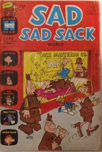 Sad Sad Sack World #17 Harvey Comics June 1968 Sarge The General Muttsy Army Dog - Picture 1 of 2