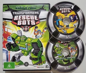 Transformers Rescue Bots Double Pack - DVD, Region 4 - Free Postage - Picture 1 of 3