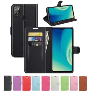 For New Telstra T-Pro / T-Essential / T-Inspire Flip Wallet Phone Case TPU Cover - Picture 1 of 11