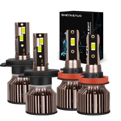 For Suzuki Aerio 2002-2007 H4 LED Headlight High Low Beam H11 Fog Fight Bulbs - Image 1 of 4