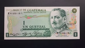 Guatemala 1 Quetzal 20. 4. 1977 Unc - Picture 1 of 2