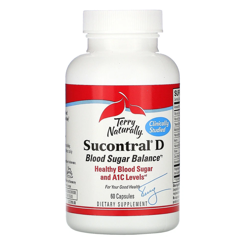 Terry Naturally Sucontral D Dietary Supplement Capsules - 60