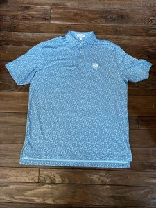 Peter Millar GOLF Polo Large Martini Whiskey Tequila Summer Comfort Rich Harvest - Picture 1 of 6