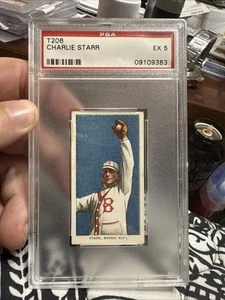 1910 T206 Charlie Starr Boston Doves, SwCap 350/30 PSA 5 SS 2B 3B 1905-1909 - Bild 1 von 14