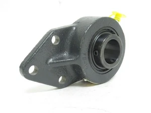 234890 New-No Box; Sealmaster FB-18C Flange Bearing; 1-1/8"ID; 3-Bolt Bracket - Picture 1 of 5