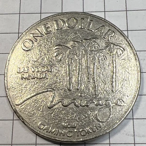 Mirage Casino (1989) Las Vegas Nevada $1 Slot Gaming Token - Imagen 1 de 5