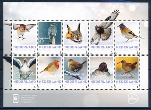 LS57514 Netherlands animals fauna flora birds good sheet MNH - Picture 1 of 1