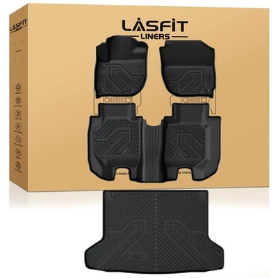 LASFIT Floor Mats for Honda HR-V 2016-2022 FWD Custom TPE Cargo Mat Floor Liners Foto 1 de 4