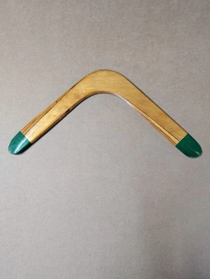 Vintage Wooden Boomerang 16" - Image 1 of 3