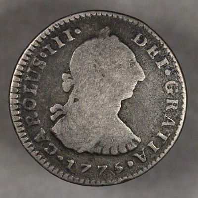 1775 Mo FM Mexico Silver 1 Real - Image 1 of 2