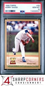 1999 TOPPS ALL-STAR ROOKIE #20 KERRY WOOD CUBS PSA 10 - Picture 1 of 3
