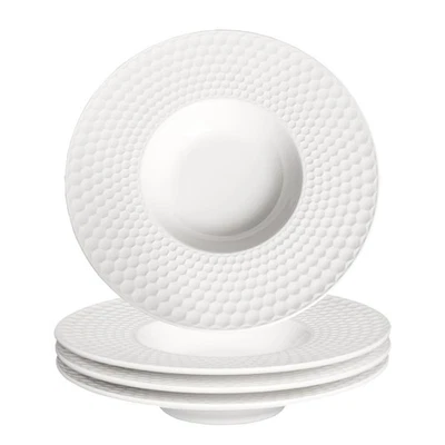 Creative home decor ceramic wide-rimmed soup bowls/plates, 10.5 oz pasta bowl... - Image 1 of 4