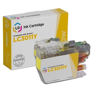 Repuesto compatible LD para cartucho de tinta amarillo Brother LC3011 / LC3011Y - Imagen 1 de 9