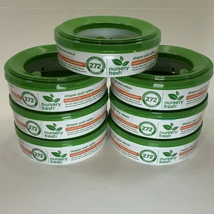 Nursery Fresh Diaper Pail Refills | 7 Count | Holds up to 1904 Diapers | New - Foto 1 di 1