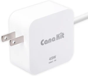 CanaKit Alimentation 45W USB-C avec PD pour Raspberry Pi 5 (27W @ 5A) - Photo 1/1