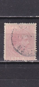 1880 - España - Filipinas - Alfonso XII - Edifil 64 -Fechador Manila - Picture 1 of 2