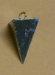 10ct 1 oz. Pyramid PISHING SINKERS #1 ojales de latón - Imagen 1 de 1