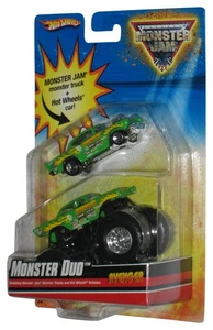 Hot Wheels Monster Jam (2009) Green Duo Avenger Toy Car Truck 2-Pack - Picture 1 of 1