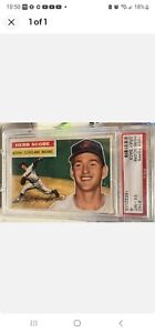 1956 Topps Herb Score #140 Cleveland Indians Guardians Gray Back PSA 6!