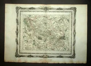 Carte géographique ancienne originale REGION ELECTION DE BEAUVAIS 1763  Desnos - Imagen 1 de 1