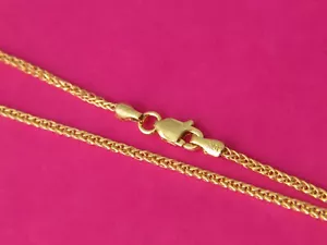 Collana Spiga oro giallo 10k 1,8 mm con fibbia aragosta - Foto 1 di 6