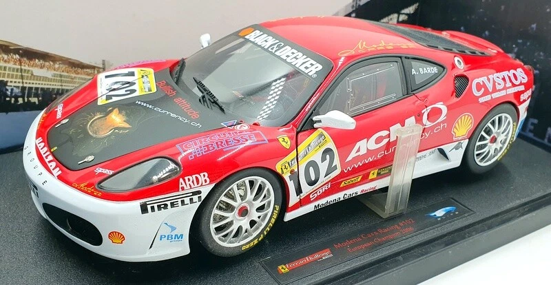 Hot Wheels 1/18 Scale Diecast L7113 - Ferrari F430 Modena Cars Euro 2006 #102 - Image 1 of 4